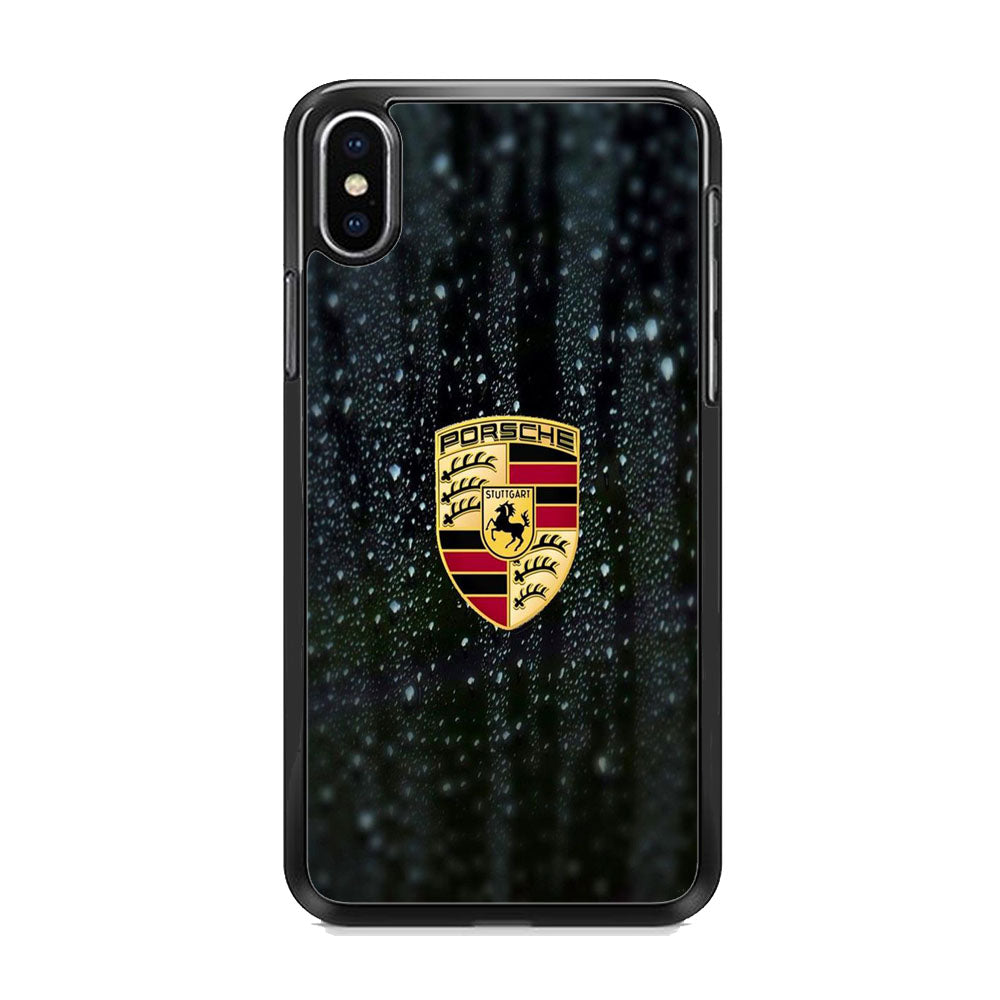 Porsche Logo Watermark iPhone X Case - Ezzystore