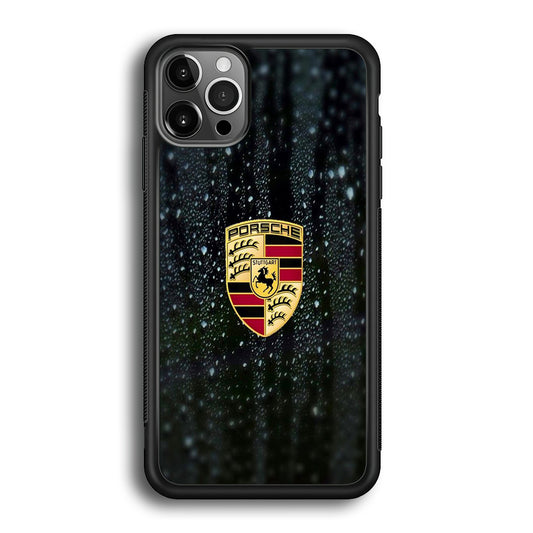 Porsche Logo Watermark iPhone 12 Pro Case - Ezzystore
