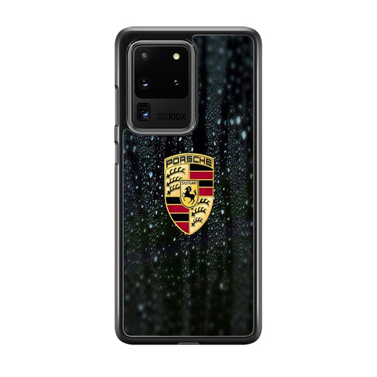 Porsche Logo Watermark Samsung Galaxy S20 Ultra Case - Ezzystore