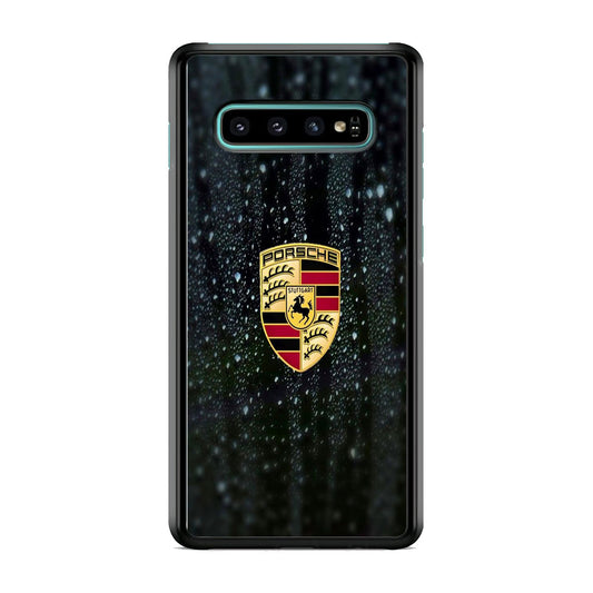 Porsche Logo Watermark Samsung Galaxy S10 Plus Case - Ezzystore