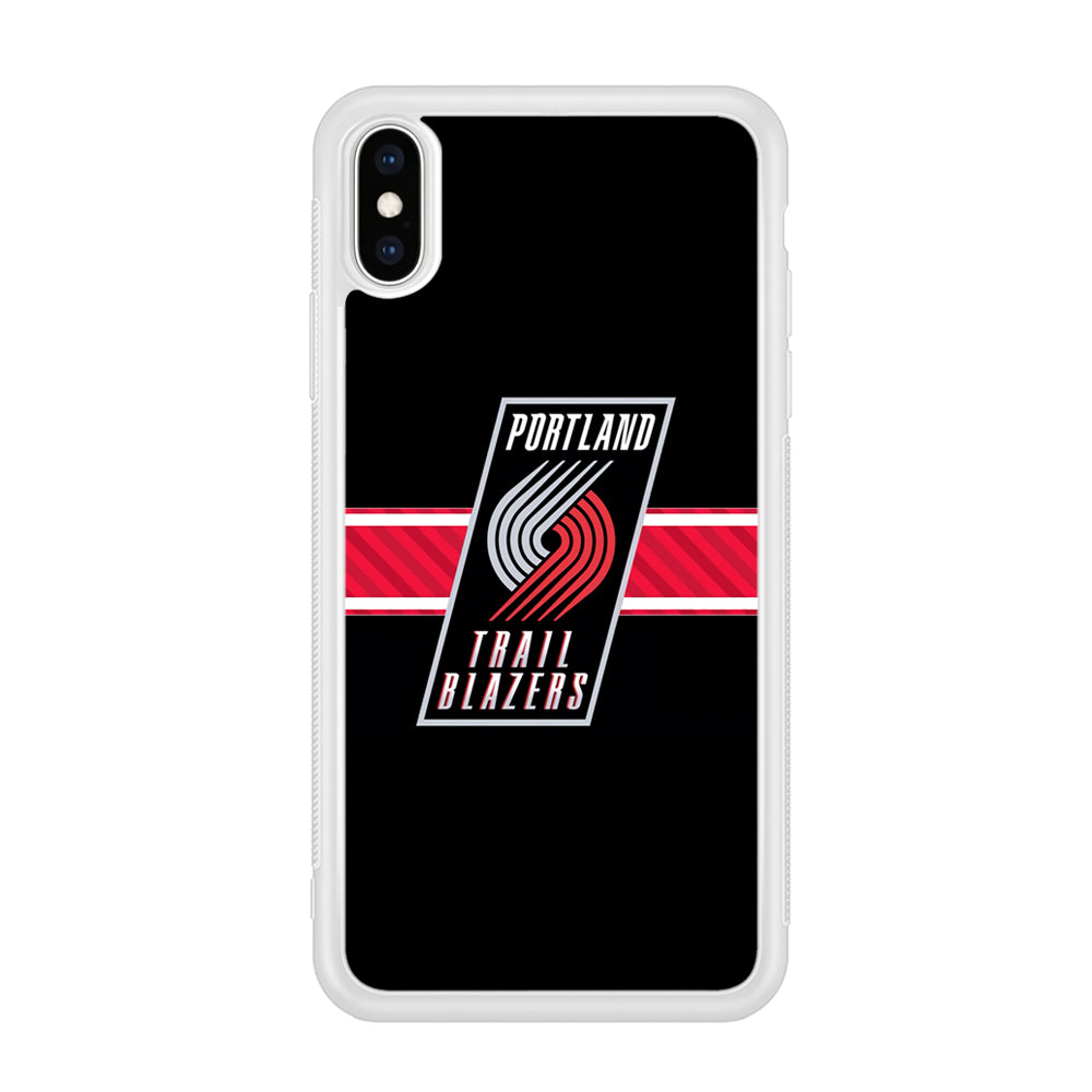 Portland Trailblazers NBA Team iPhone X Case