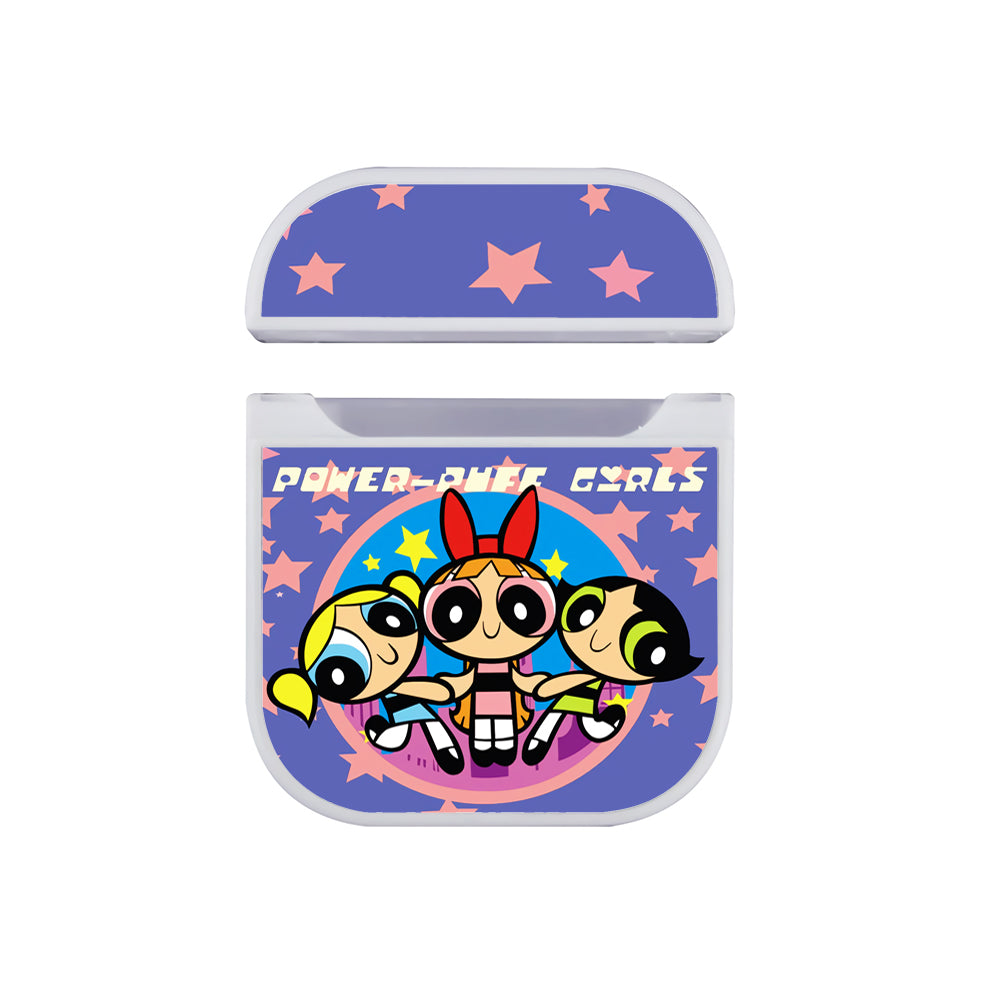 Power Puff Girls Star Team Hard Plastic Case Cover For Apple Airpods