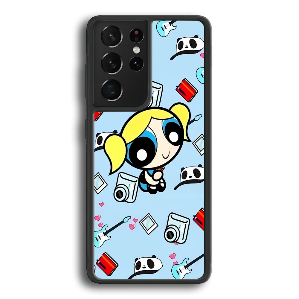 Powerpuff Girl Bubble Aesthetic Samsung Galaxy S21 Ultra Case - Ezzystore