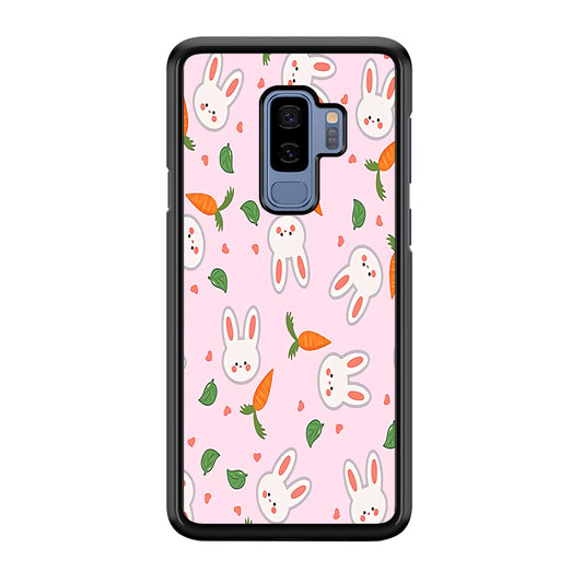 Rabbit Carrot Doodle Samsung Galaxy S9 Plus Case