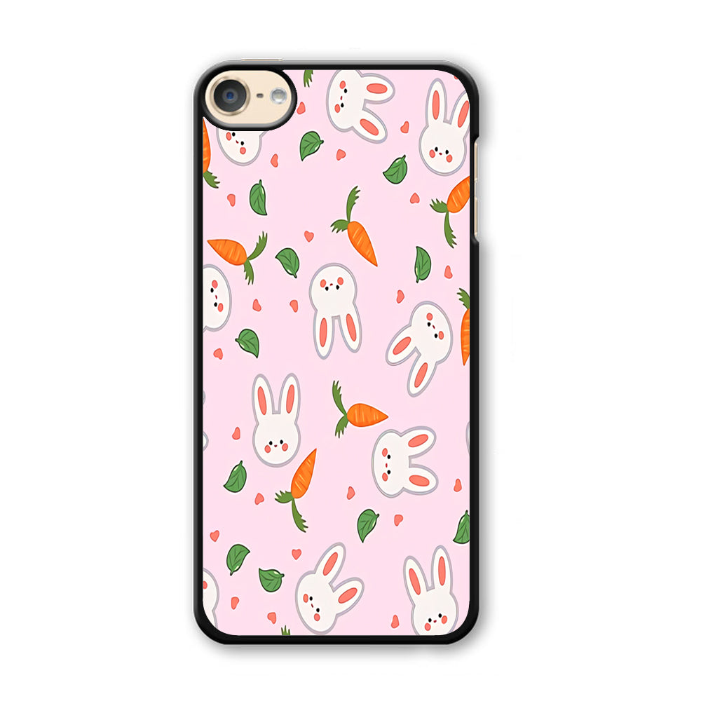 Rabbit Carrot Doodle iPod Touch 6 Case - Ezzystore