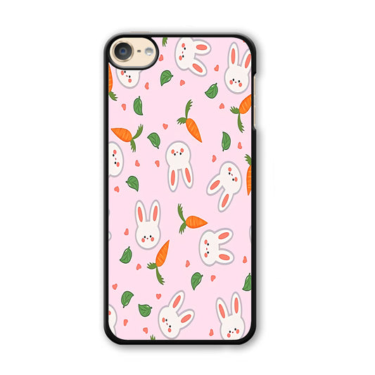Rabbit Carrot Doodle iPod Touch 6 Case - Ezzystore