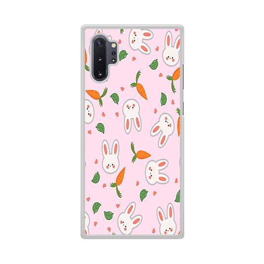 Rabbit Carrot Doodle Samsung Galaxy Note 10 Plus Case