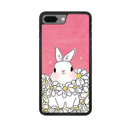 Rabbit CuteFlowers iPhone 7 Plus Case