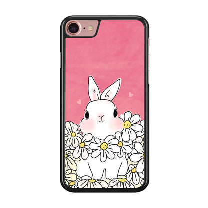 Rabbit CuteFlowers iPhone 7 Case