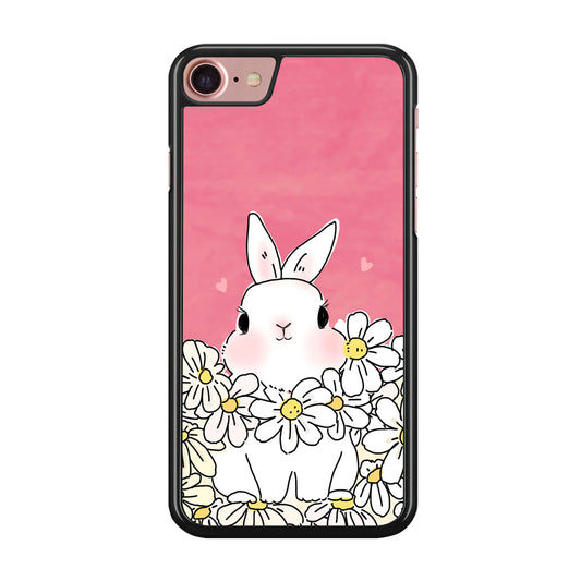 Rabbit CuteFlowers iPhone 7 Case