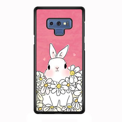 Rabbit CuteFlowers Samsung Galaxy Note 9 Case