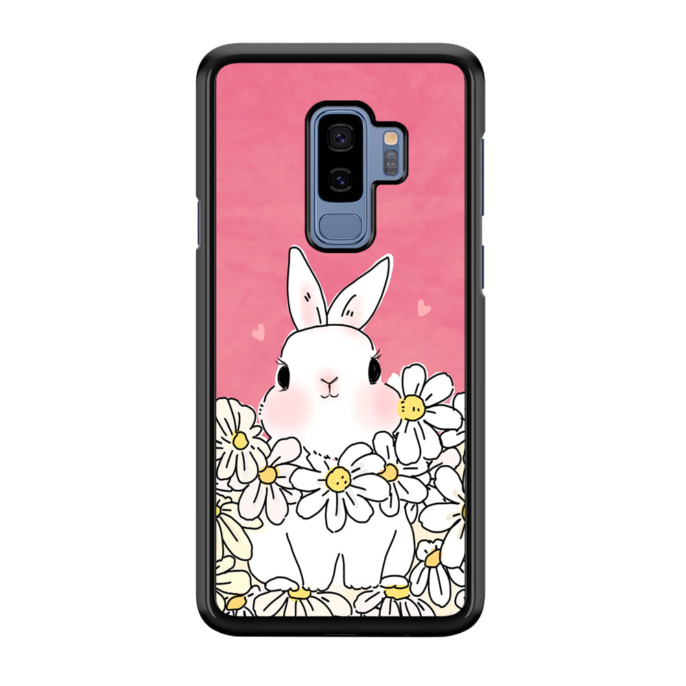 Rabbit CuteFlowers Samsung Galaxy S9 Plus Case