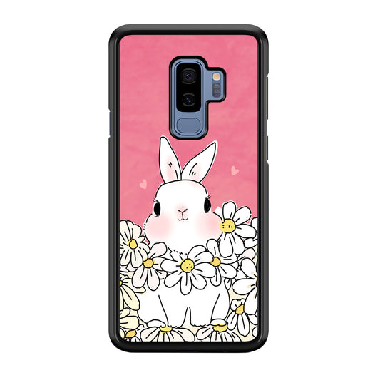 Rabbit CuteFlowers Samsung Galaxy S9 Plus Case