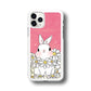 Rabbit Cute Flowers iPhone 11 Pro Case