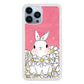 Rabbit Cute Flowers iPhone 13 Pro Max Case