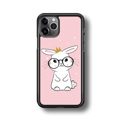 Rabbit Eyeglasses King iPhone 11 Pro Max Case