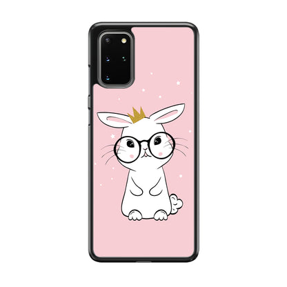 Rabbit Eyeglasses King Samsung Galaxy S20 Plus Case