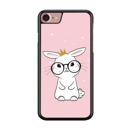 Rabbit Eyeglasses King iPhone 7 Case