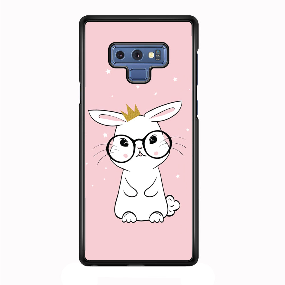 Rabbit Eyeglasses King Samsung Galaxy Note 9 Case