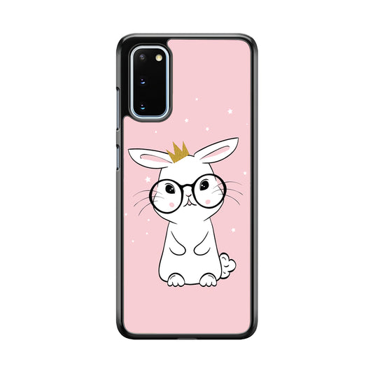 Rabbit Eyeglasses King Samsung Galaxy S20 Case