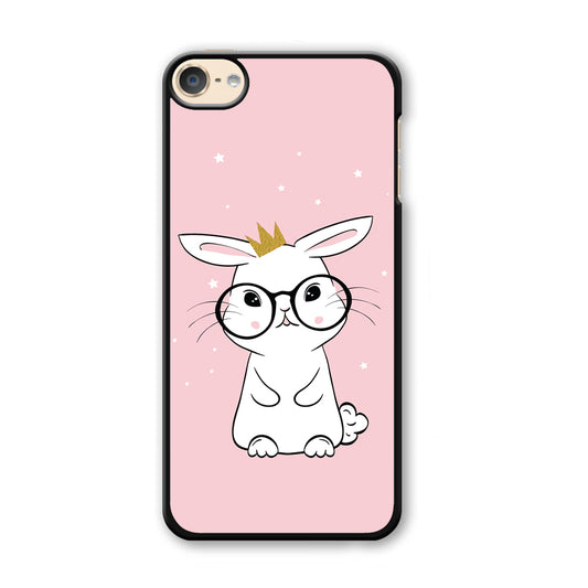 Rabbit Eyeglasses King iPod Touch 6 Case - Ezzystore