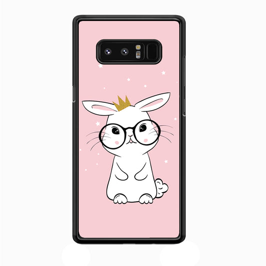 Rabbit Eyeglasses King Samsung Galaxy Note 8 Case