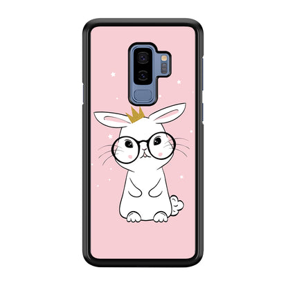 Rabbit Eyeglasses King Samsung Galaxy S9 Plus Case