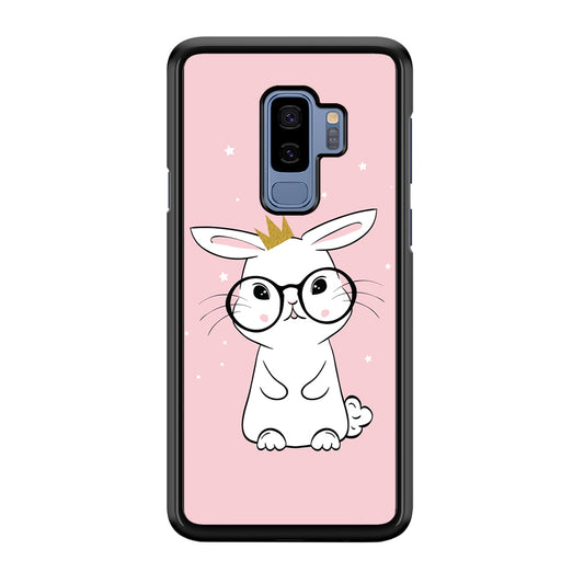 Rabbit Eyeglasses King Samsung Galaxy S9 Plus Case