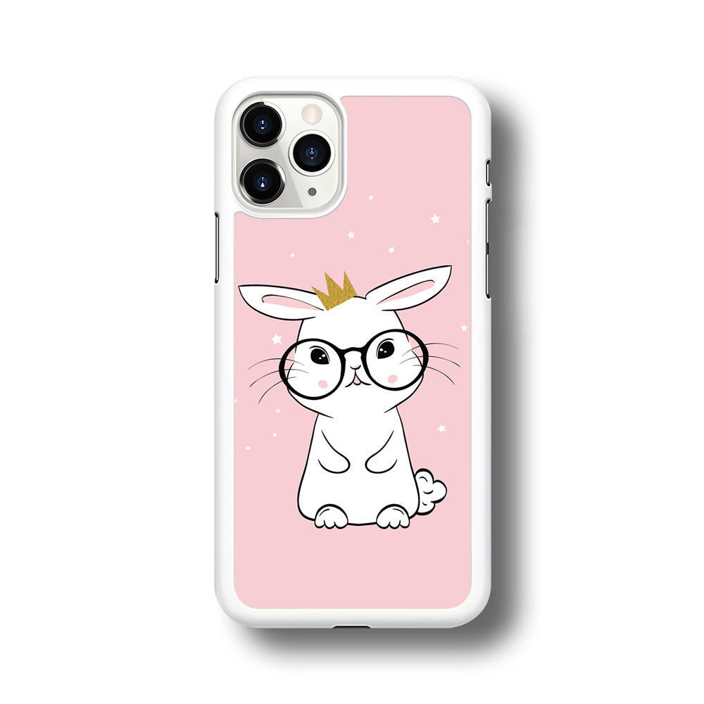 Rabbit Eyeglasses King iPhone 11 Pro Max Case