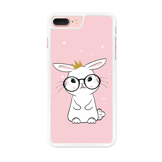 Rabbit Eyeglasses King iPhone 7 Plus Case