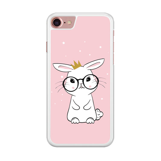 Rabbit Eyeglasses King iPhone 7 Case