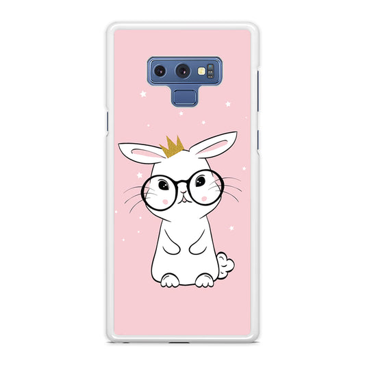 Rabbit Eyeglasses King Samsung Galaxy Note 9 Case