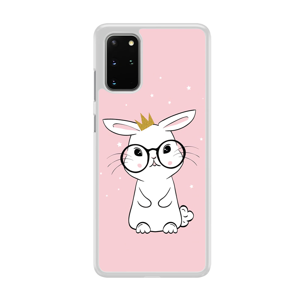 Rabbit Eyeglasses King Samsung Galaxy S20 Plus Case