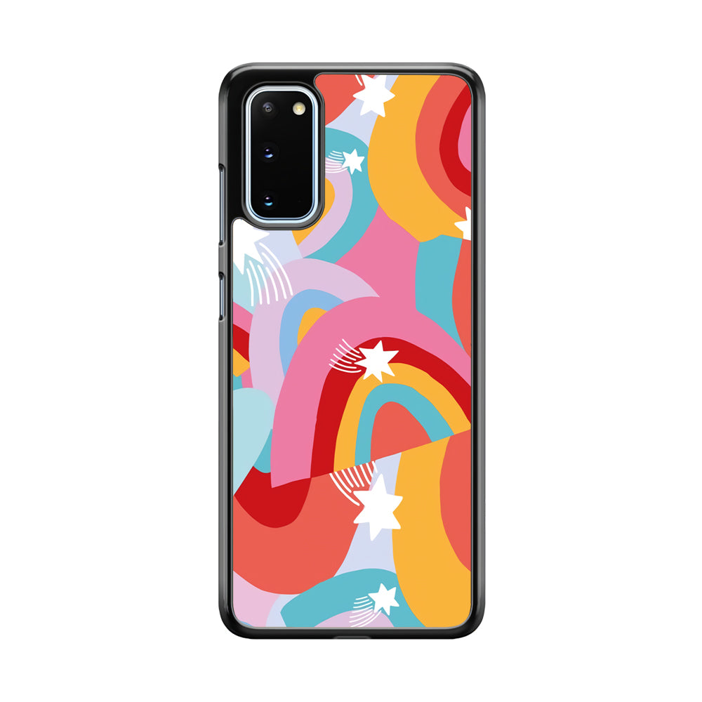 Rainbow Aesthetic Full Colour Samsung Galaxy S20 Case