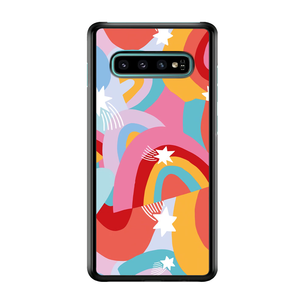 Rainbow Aesthetic Full Colour Samsung Galaxy S10 Plus Case