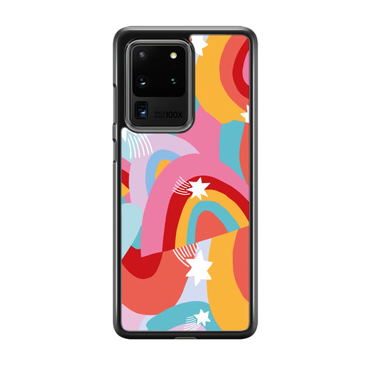 Rainbow Aesthetic Full Colour Samsung Galaxy S20 Ultra Case