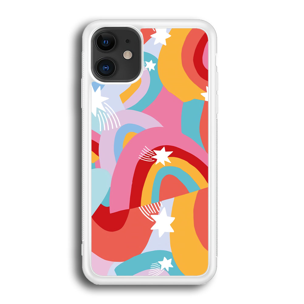 Rainbow Aesthetic Full Colour iPhone 12 Case