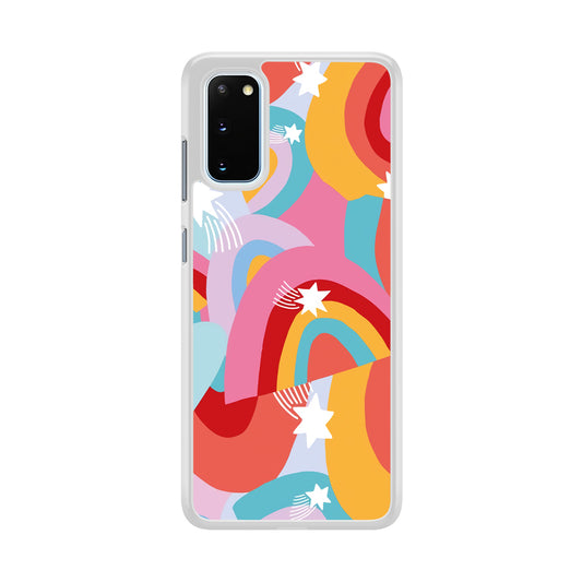 Rainbow Aesthetic Full Colour Samsung Galaxy S20 Case