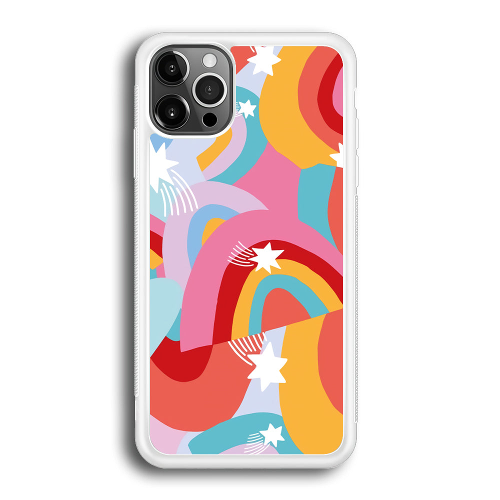 Rainbow Aesthetic Full Colour iPhone 12 Pro Case