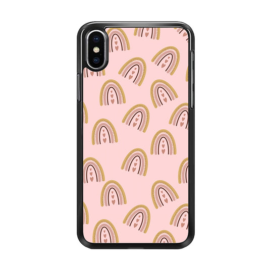 Rainbow Aesthetic Love iPhone Xs Case