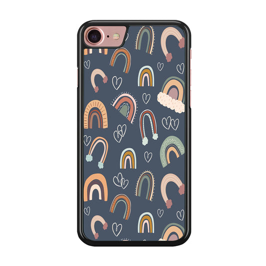 Rainbow Aesthetic Navy iPhone 7 Case