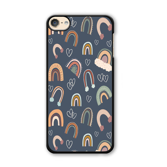 Rainbow Aesthetic Navy iPod Touch 6 Case - Ezzystore