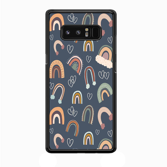 Rainbow Aesthetic Navy Samsung Galaxy Note 8 Case