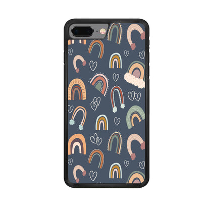 Rainbow Aesthetic Navy iPhone 7 Plus Case