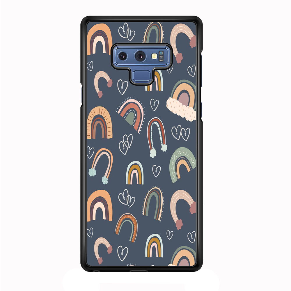 Rainbow Aesthetic Navy Samsung Galaxy Note 9 Case