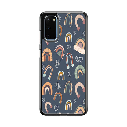 Rainbow Aesthetic Navy Samsung Galaxy S20 Case