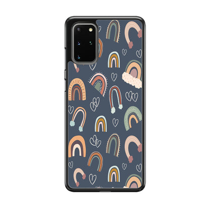 Rainbow Aesthetic Navy Samsung Galaxy S20 Plus Case