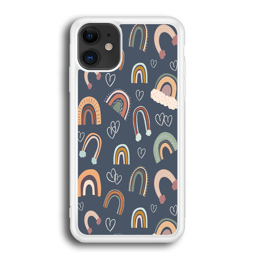 Rainbow Aesthetic Navy iPhone 12 Case