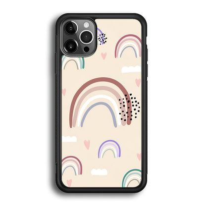 Rainbow Aesthetic Soft Colour  iPhone 12 Pro Max Case