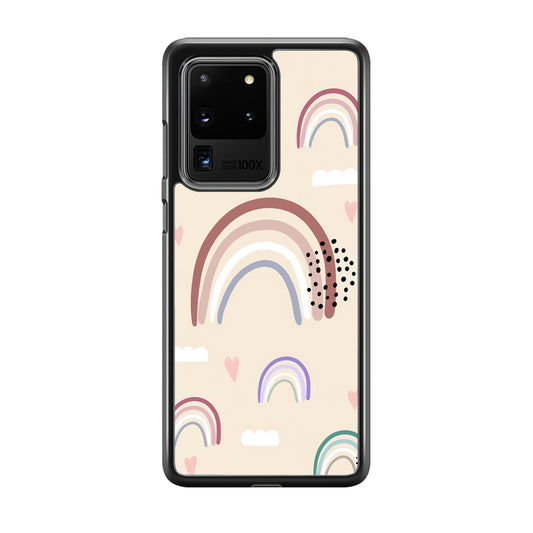 Rainbow Aesthetic Soft Colour Samsung Galaxy S20 Ultra Case